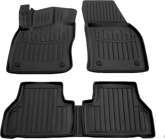 Race Axion Set of Front and Rear Mats 5pcs Tray Type for Volkswagen Caddy 2020 Black