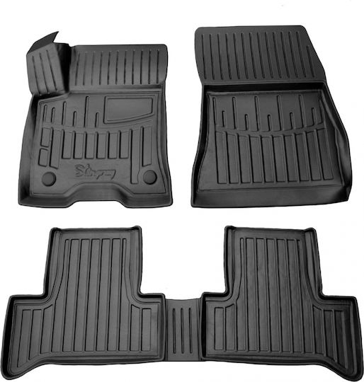 Race Axion Set of Front and Rear Mats 5pcs Tray Type for Mercedes-Benz EQA 2021 Black