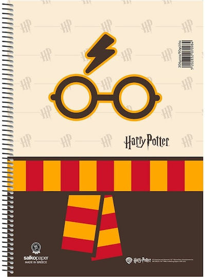 Harry Potter Spiral Heft Geregelt A4 60 Blätter 2 Themen Mehrfarbig 1Stück