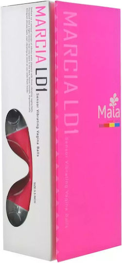 Maia Toys Vaginal Balls Sensor Vibrating Balls Neon Pink