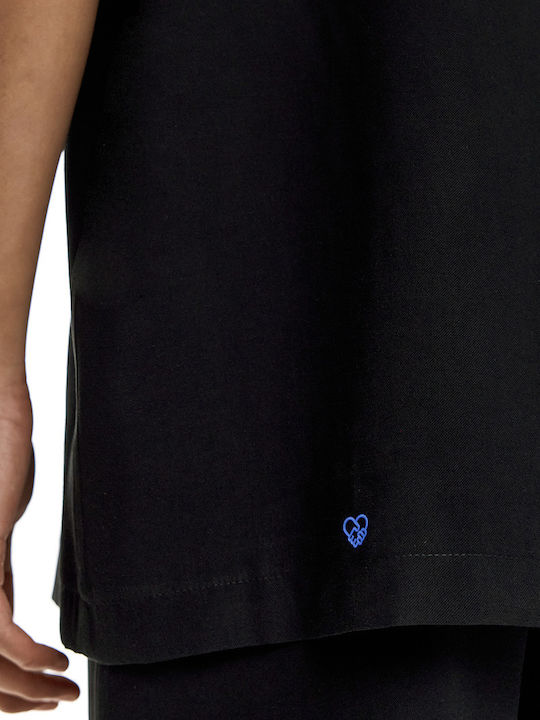 T-shirt Μαύρο