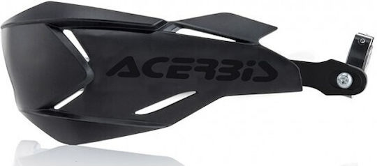 Acerbis Motorcycle Protective Hand Guards X-factory in Black Colour
