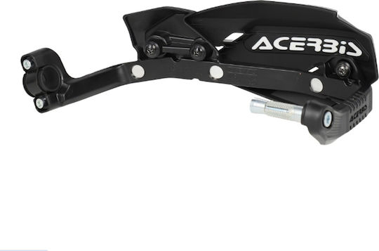 Acerbis Motorcycle Protective Hand Guards in Black Colour