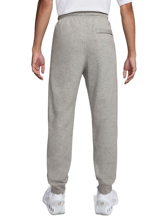 Sweatpants with Elastic Dk Grey Heather, Lt Smoke Grey, White