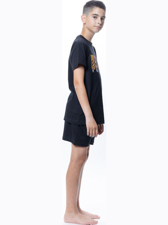 Galaxy Pijama pentru copii De vară Black