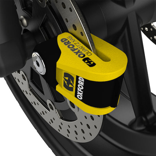 Oxford Quartz XA6 Motorcycle Disc Brake Lock in Black
