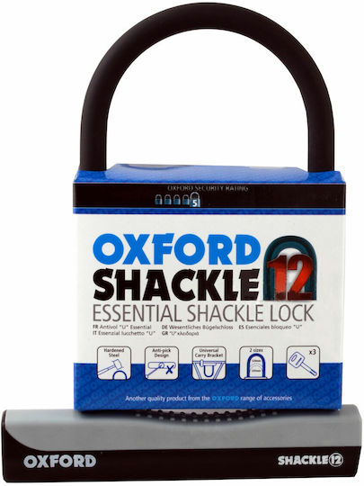 Oxford Motorradschloss Schwarz Farbe