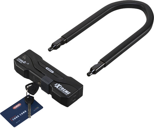 Abus Granit Extreme Motorcycle Shackle Lock in Black