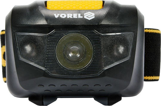Vorel Rechargeable Headlamp LED IP20 with Maximum Brightness 100lm Red