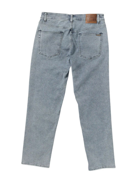 Modown Men's Jeans Pants Relaxed Tapered Fit Ash Blue