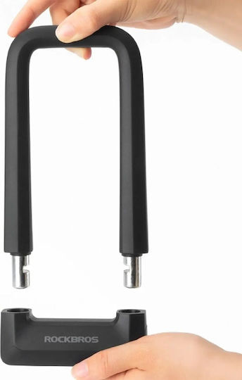 Zapięcie Rowerowe Rockbros Rks626 U-lock - Czarne