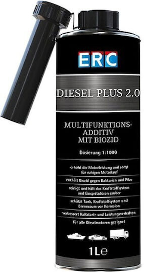 ERC Diesel Plus Πρόσθετο Αντιβακτηριδιακό & Μυκητοκτόνο Αυτοκινήτου 1lt