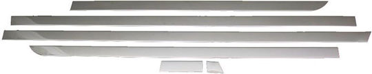 S-dizayn Protections for Car Doors Metallic Decorative Door Sill Strip Rear for Mercedes Vito W447 2014 Chrome 6pcs Silver