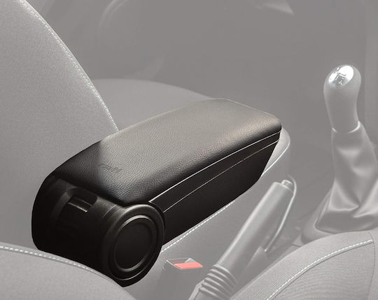 Rati Armster Car PU Armrest for Renault Twingo Smart ForTwo / ForFour 2014+ Black