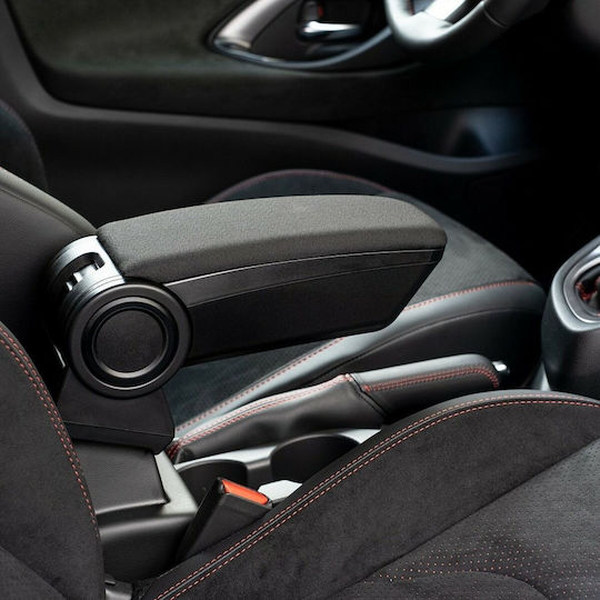 Rati Armster 3 Car Fabric Armrest for Volkswagen Caddy 2004-2020 Black