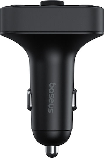 Baseus FM Transmitter Αυτοκινήτου S09 Lite Series με USB / Bluetooth