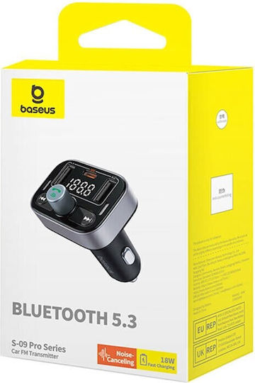 Baseus FM Transmitter Autovehicul cu Bluetooth