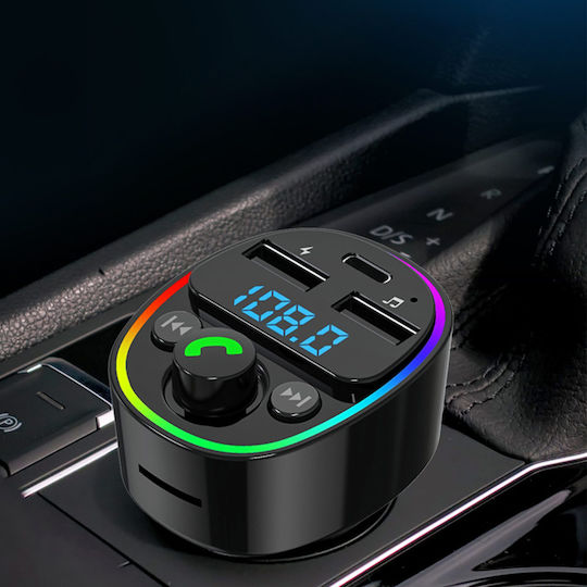 Earldom FM предавател за кола с Bluetooth / USB / Type-C