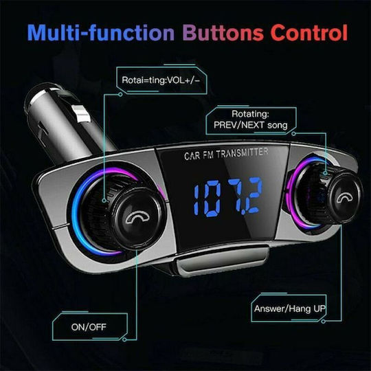 Rolinger FM Transmitter Autovehicul cu USB 3.1A 12-24V RL-