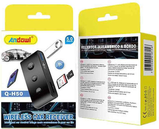 Andowl FM Transmitter Αυτοκινήτου Qh50 με Bluetooth