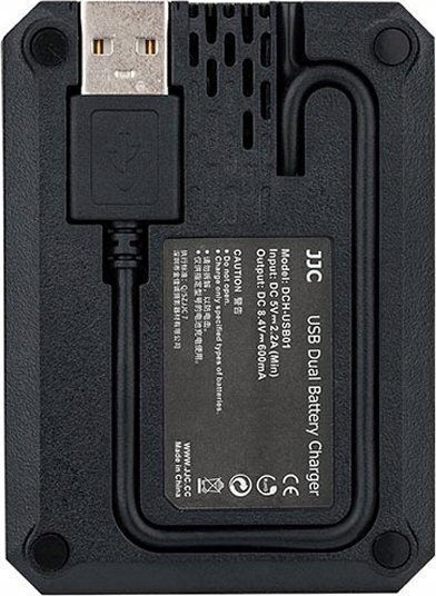 JJC Double Battery Charger Compatible with Nikon