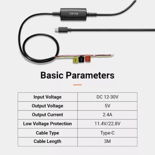 70Mai Set Car Audio Cables