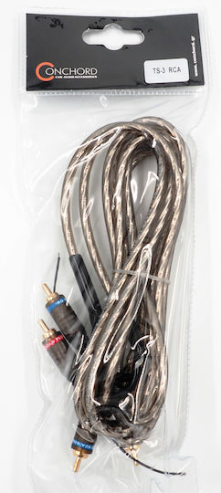 Conchord Ts 3 Rca Car Audio Cable