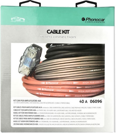 Phonocar Set Car Audio Cables 06.096
