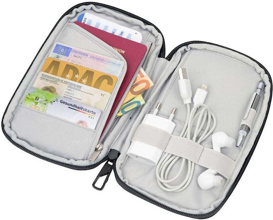 Troika Travel Case Electronic Accessories Black Tech Traveller Black