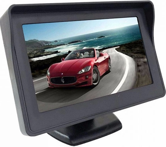 TFT LCD 4.3 Inch Car Dashboard Auxiliary Screen
