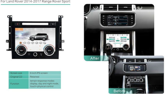 Digital Iq Fz 2006_cl Touchscreen Climate Control Panel Cd Range Rover Sport L494 Mod 2013-2017