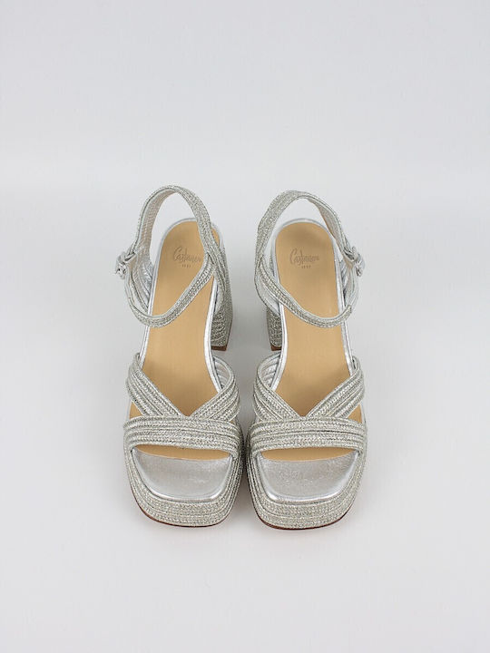 Sandalen Silber