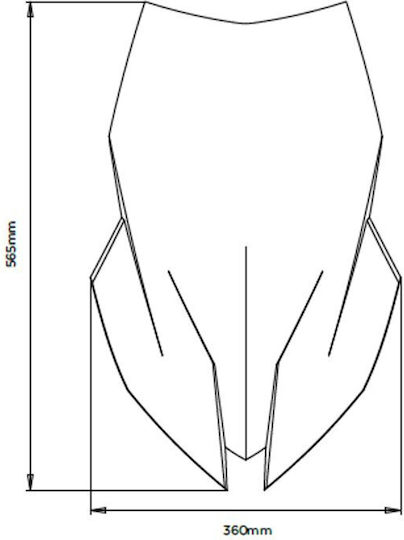 Puig Motorcycle Windshield & Windscreen Tinted Visor for BMW F 900 XR PUIG-20391F