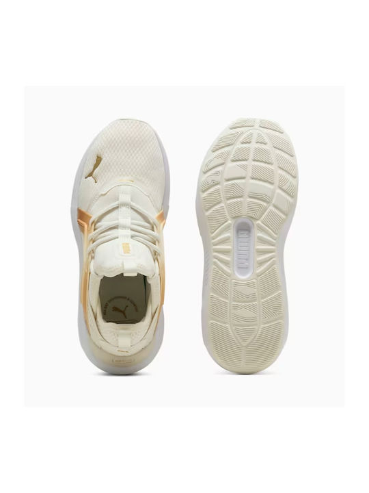 Enzo 5 Metallic Sport Shoes Running Beige