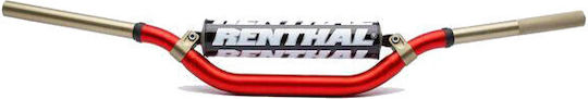 Renthal Twinwall Τιμόνι Μοτοσυκλέτας για Honda CRF 2004-2013 / Kawasaki KXF 2006-2013 Red 997-01-RD