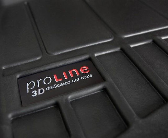 Frogum Set of Front and Rear Mats 4pcs Tray Type for Audi Q5 2008-2017 Black