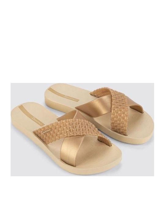 Anatomica Sense Slide Fem Frauen Flip Flops in Beige Farbe