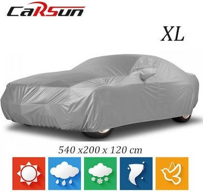 Carsun Covers for Toyota Camry Honda Accord Nissan Almera Lexus LS 540x200x120cm Waterproof for Sedan Secured with Elastic