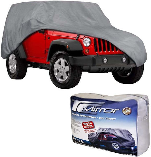 Autoline TC Mirror ECO Covers for Car with Carrying Bag 429x173x144cm Waterproof Small for SUV/JEEP