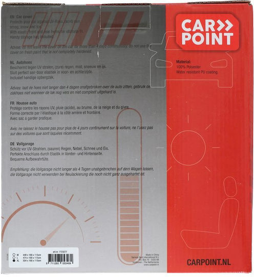 Carpoint Station Wagon XL Covers with Carrying Bag 504x168x115cm Waterproof XLarge for Station Wagon Secured with Elastic