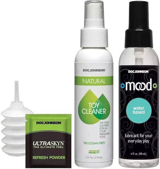 Doc Johnson Vibrating Dual Density Starter Set Σετ με Απομακρυσμένο Έλεγχο Caramel