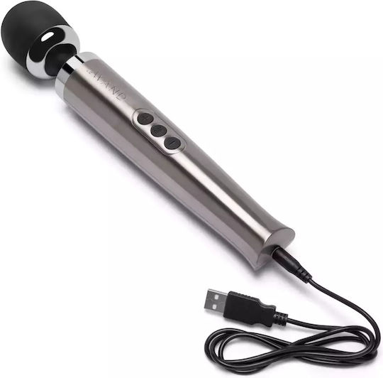 Le Wand Vibrator Mini De Masaj Reîncărcabil Cu Control De La Distanță 29cm Argintiu