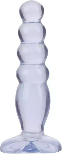 Doc Johnson Crystal Jellies Anal Delight Πρωκτική Σφήνα Διάφανη 14cm