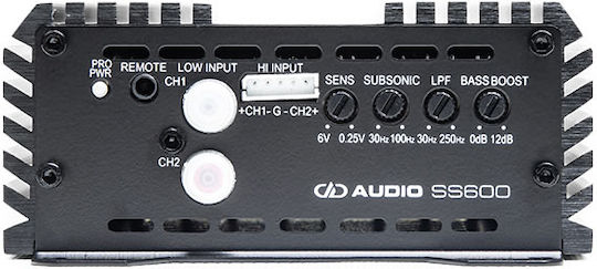 DD Audio Ενισχυτής Αυτοκινήτου 1 Καναλιού (Κλάση D)