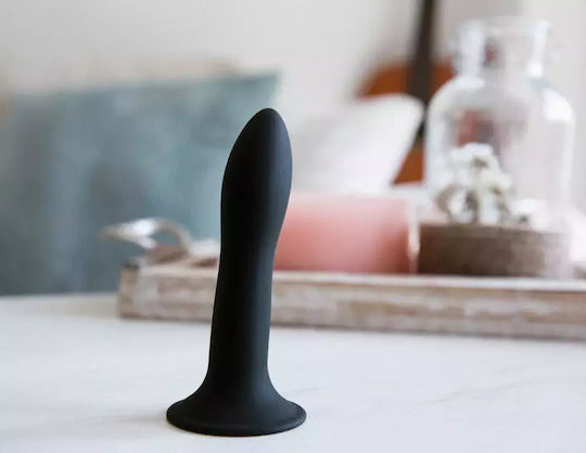 Adrien Lastic Hitsens S05 Dual Density Silicone Dildo Glass Dildo Black 12.9cm