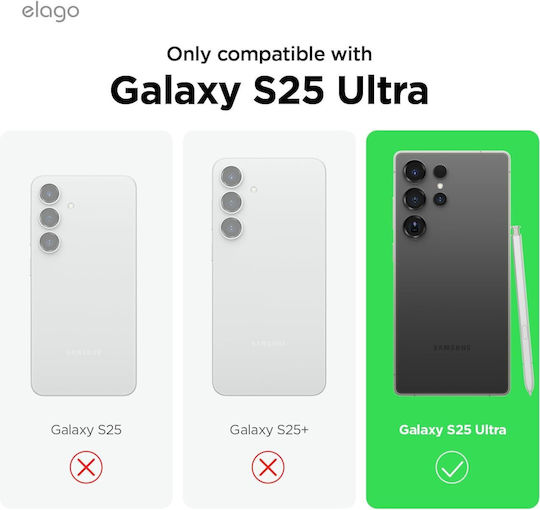 Elago Back Cover Silicon / Plastic Roz (Galaxy S25 Ultra)
