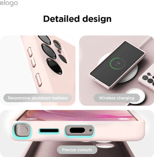 Elago Back Cover Silicon / Plastic Roz (Galaxy S25 Ultra)