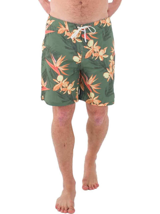 Ανδρικό Μαγιό Σορτς Πράσινο Floral