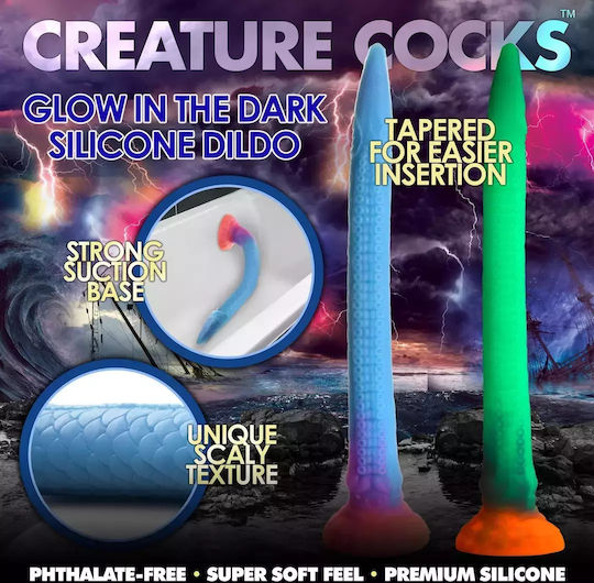 Creature Cocks Glow-in-the-dark Dragon Dildo realist Cu ventuză
