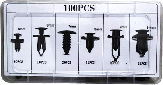 CarMotion Car Plastic Clips 100pcs